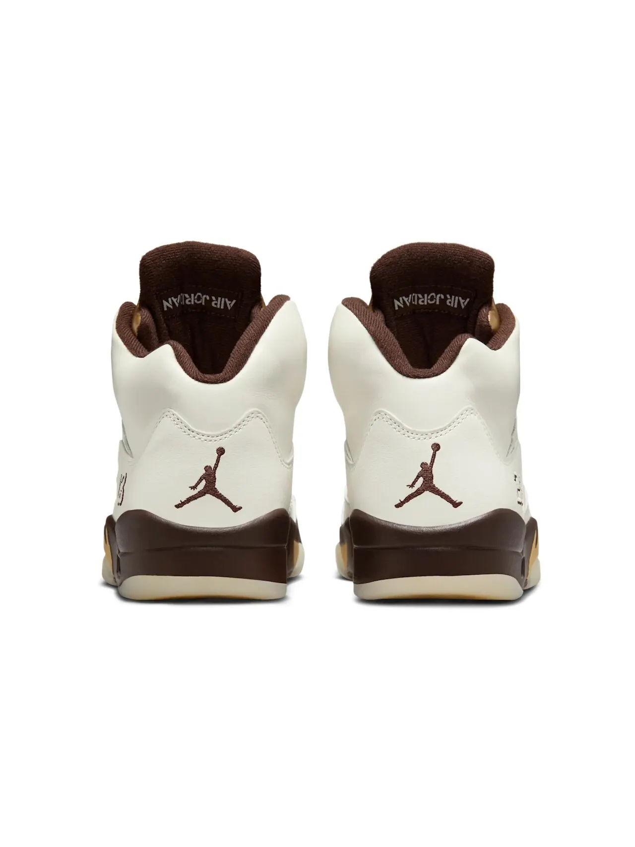 Кроссовки женские Nike Air Jordan 5 Golden Ticket — изображение 5 из 11, кремовый/золотой