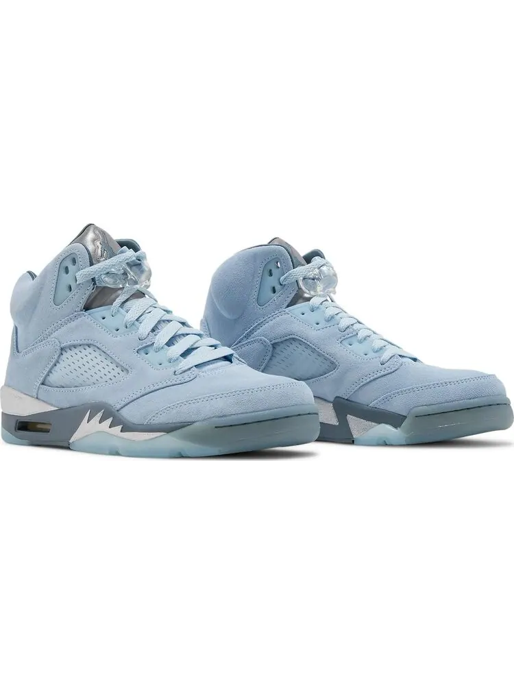 Кроссовки Wmns Air Jordan 5 Retro Blue Bird — изображение 8 из 10, синий