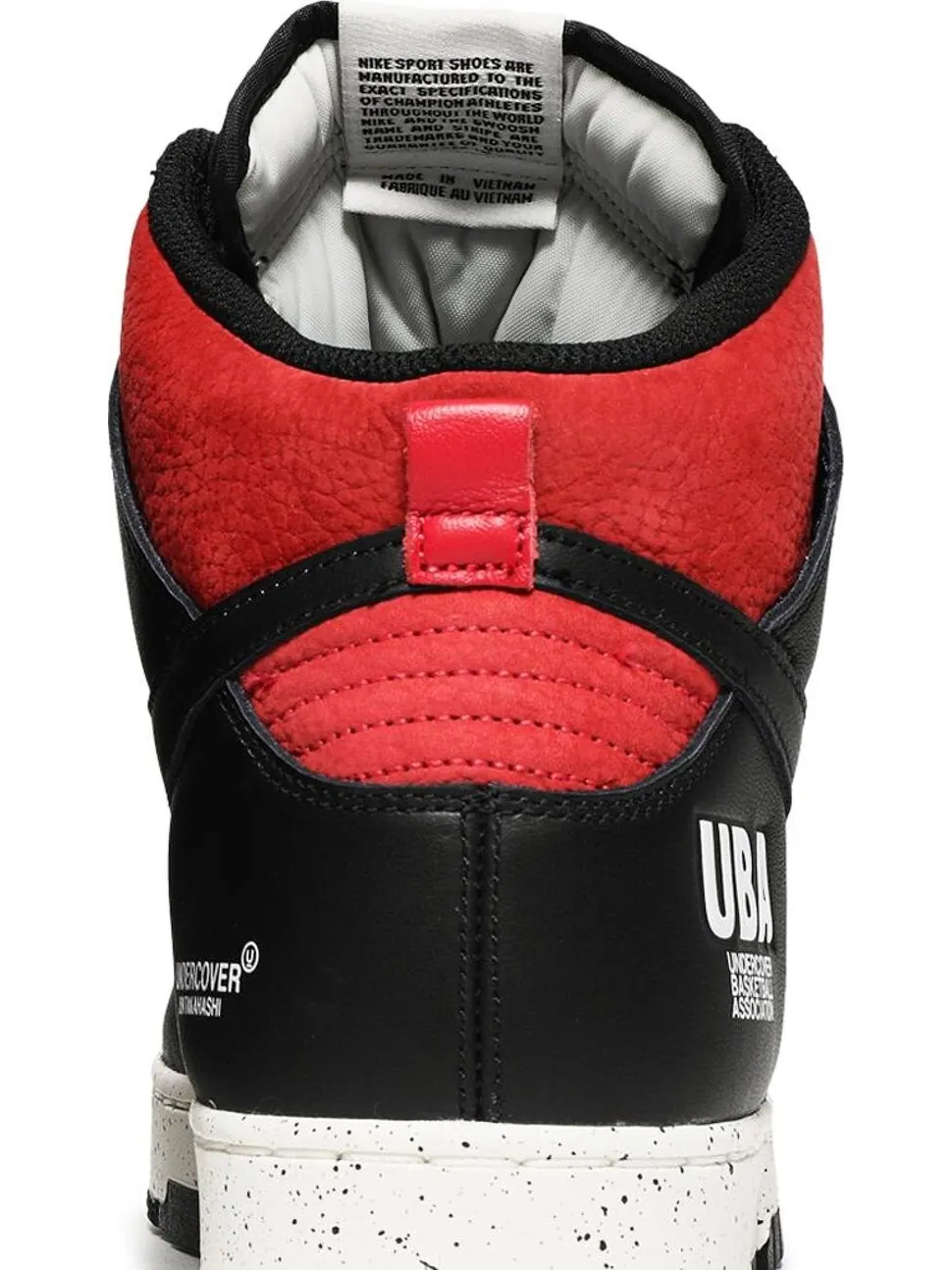 Кроссовки Nike Dunk High 1985 'UBA' x Undercover — изображение 7 из 10, красный