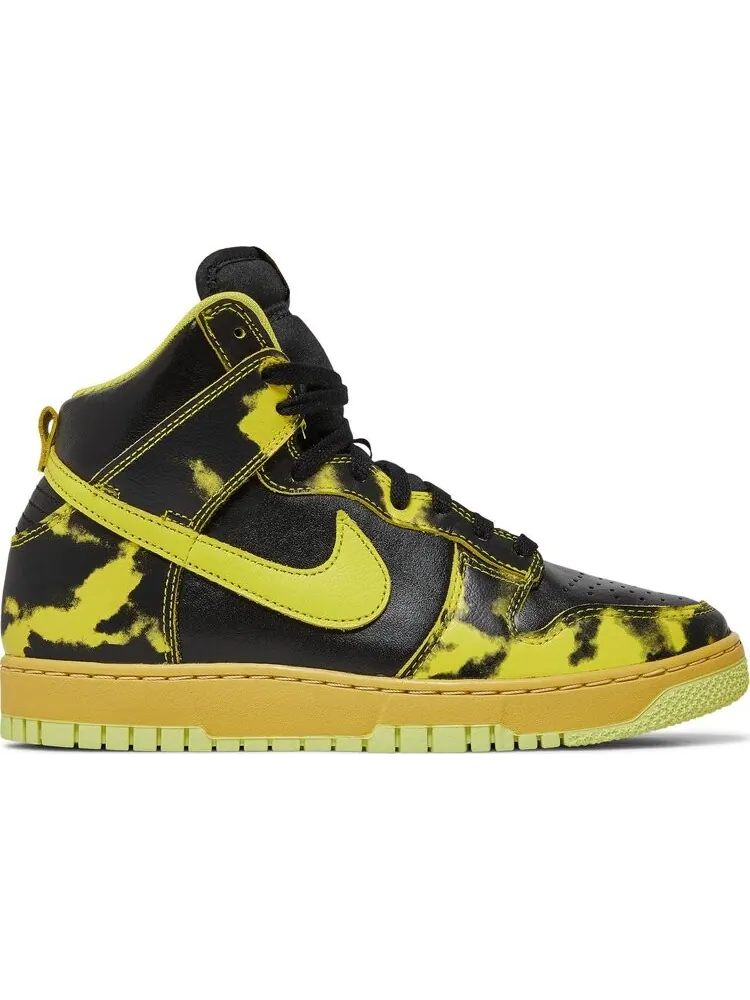 Кроссовки Nike Dunk High 1985 'Yellow Acid Wash' — изображение 1 из 8, желтый