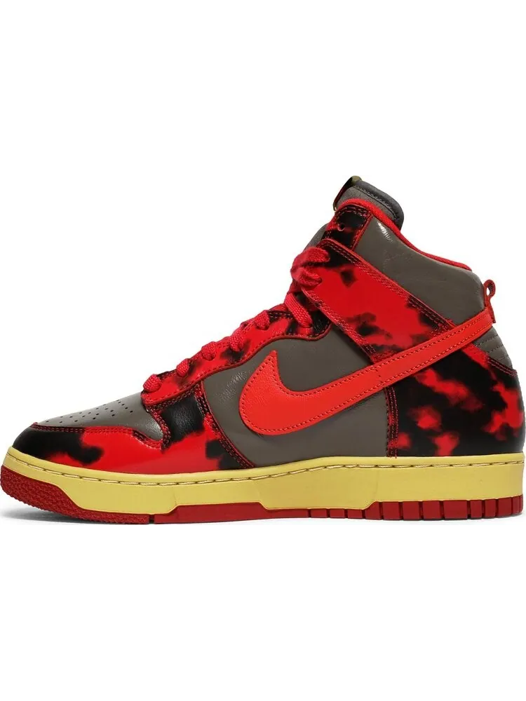 Кроссовки Nike Dunk High 1985 Acid Wash — изображение 3 из 8, красный