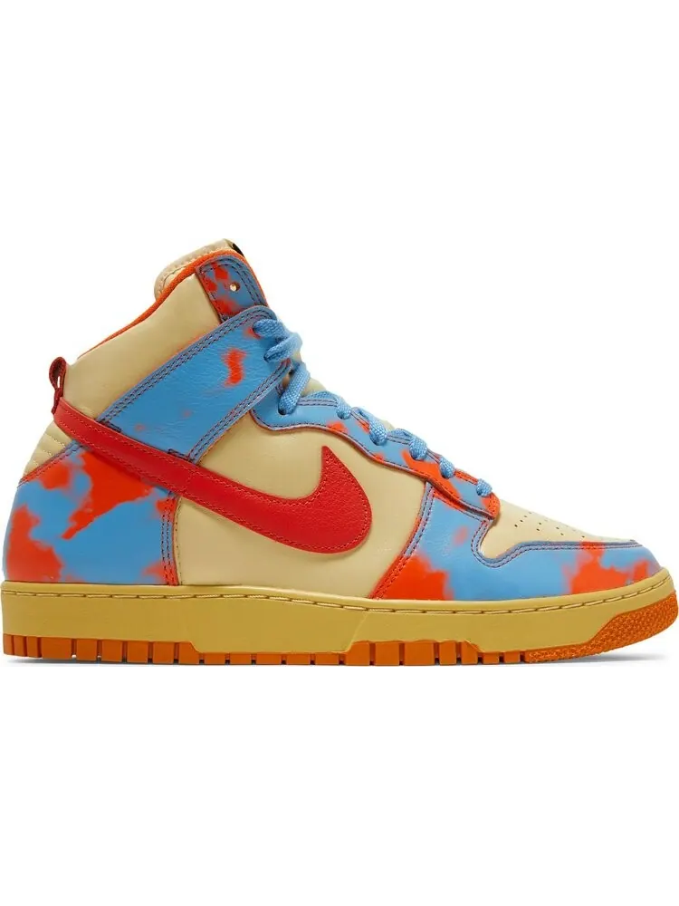 Кроссовки Nike Dunk High 1985 'Orange Acid Wash' — изображение 1 из 8, оранжевый