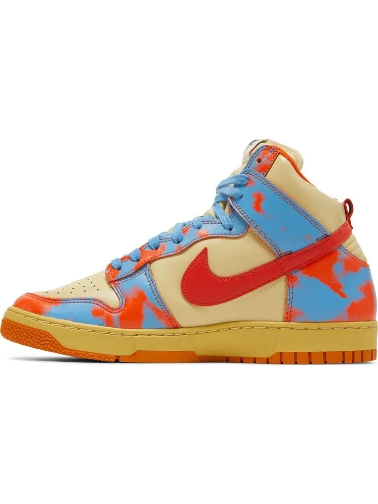 Кроссовки Nike Dunk High 1985 'Orange Acid Wash' — изображение 3 из 8, оранжевый