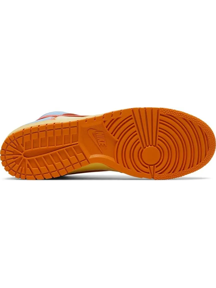 Кроссовки Nike Dunk High 1985 'Orange Acid Wash' — изображение 4 из 8, оранжевый