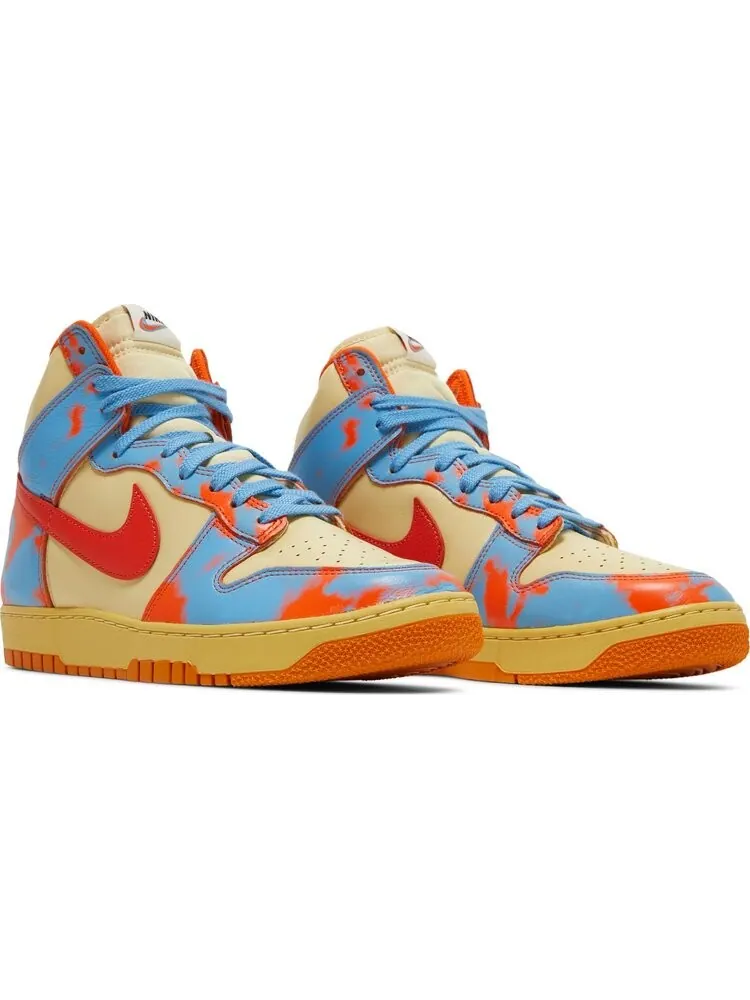 Кроссовки Nike Dunk High 1985 'Orange Acid Wash' — изображение 8 из 8, оранжевый