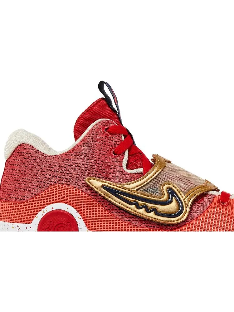 Кроссовки KD Trey 5 X 'University Red Metallic Gold' — изображение 2 из 4, красный