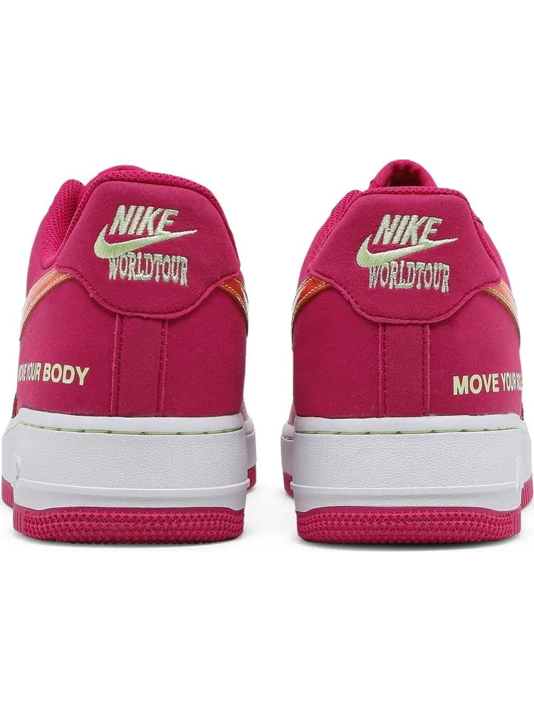 Кроссовки Nike Air Force 1 '07 LV8 'World Tour' — изображение 6 из 8, розовый