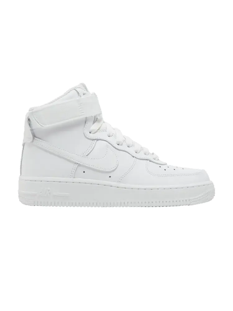 Кроссовки Nike Wmns Air Force 1 High 'Triple White' — изображение 1 из 9, белый/белый/белый/белый