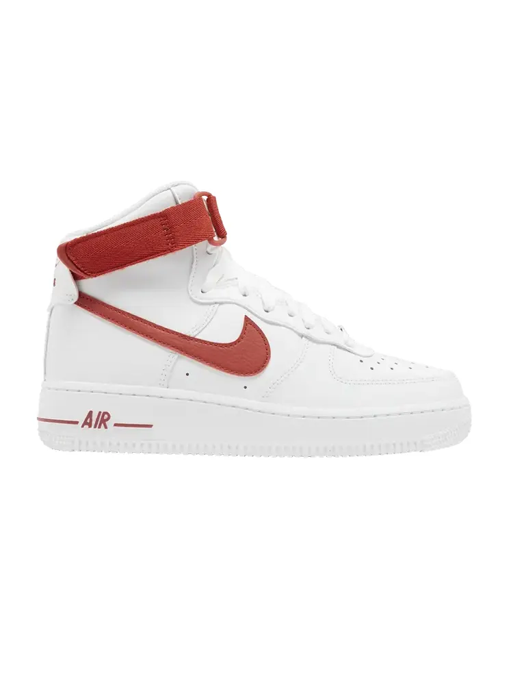 Кроссовки Nike Wmns Air Force 1 High 'White Cinnabar' — изображение 1 из 9, белый