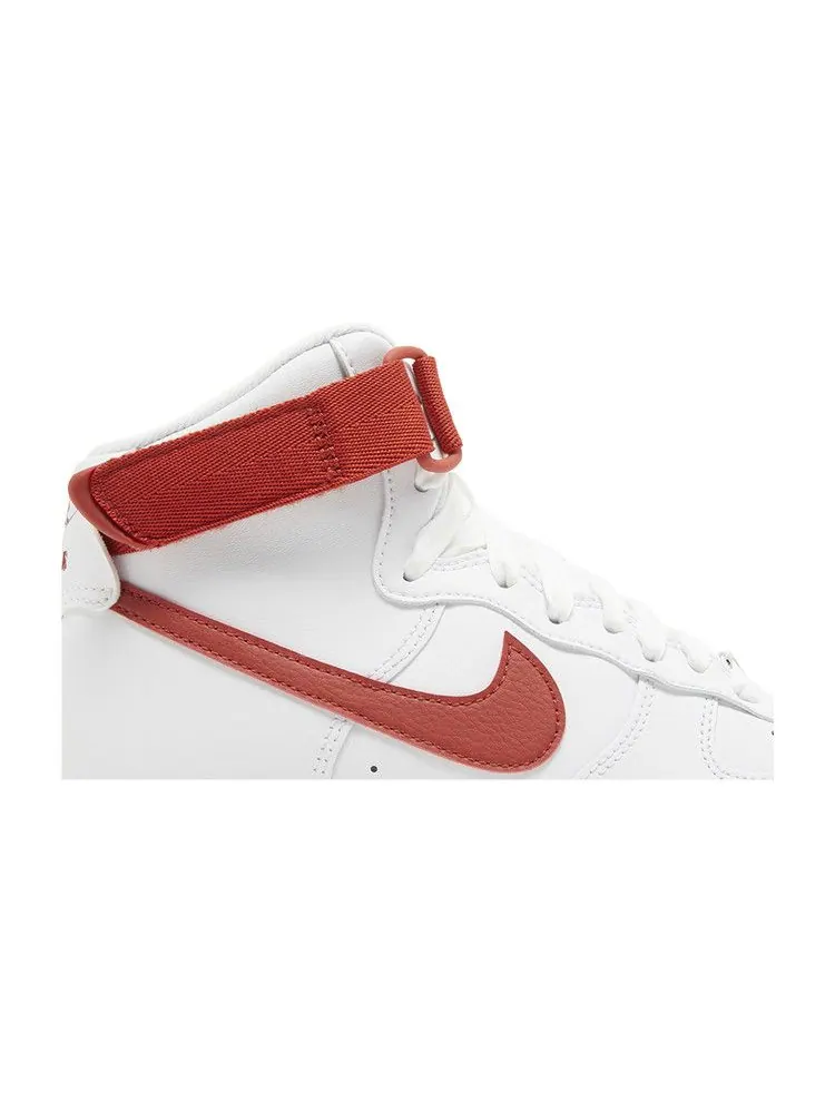 Кроссовки Nike Wmns Air Force 1 High 'White Cinnabar' — изображение 3 из 9, белый