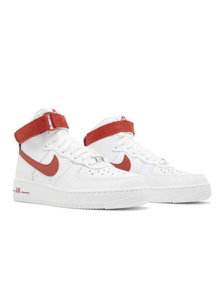 Кроссовки Nike Wmns Air Force 1 High 'White Cinnabar' — изображение 9 из 9, белый
