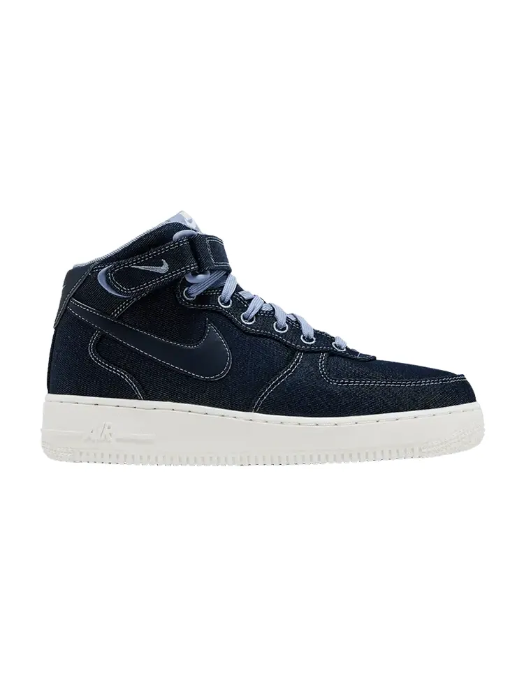 Кроссовки Nike Wmns Air Force 1 Mid 'Denim' — изображение 1 из 9, синий