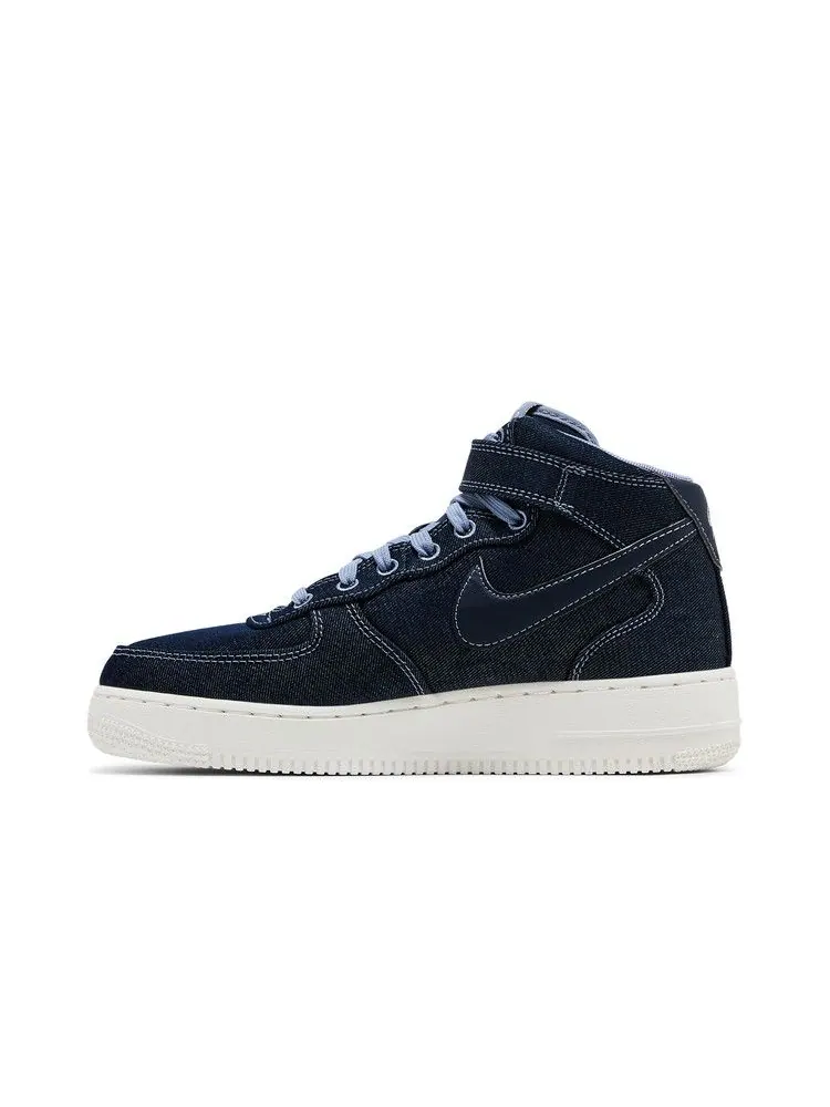 Кроссовки Nike Wmns Air Force 1 Mid 'Denim' — изображение 4 из 9, синий
