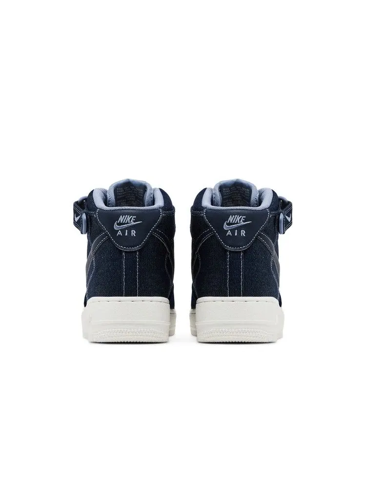 Кроссовки Nike Wmns Air Force 1 Mid 'Denim' — изображение 7 из 9, синий