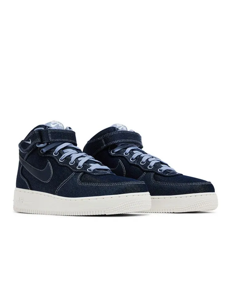 Кроссовки Nike Wmns Air Force 1 Mid 'Denim' — изображение 9 из 9, синий