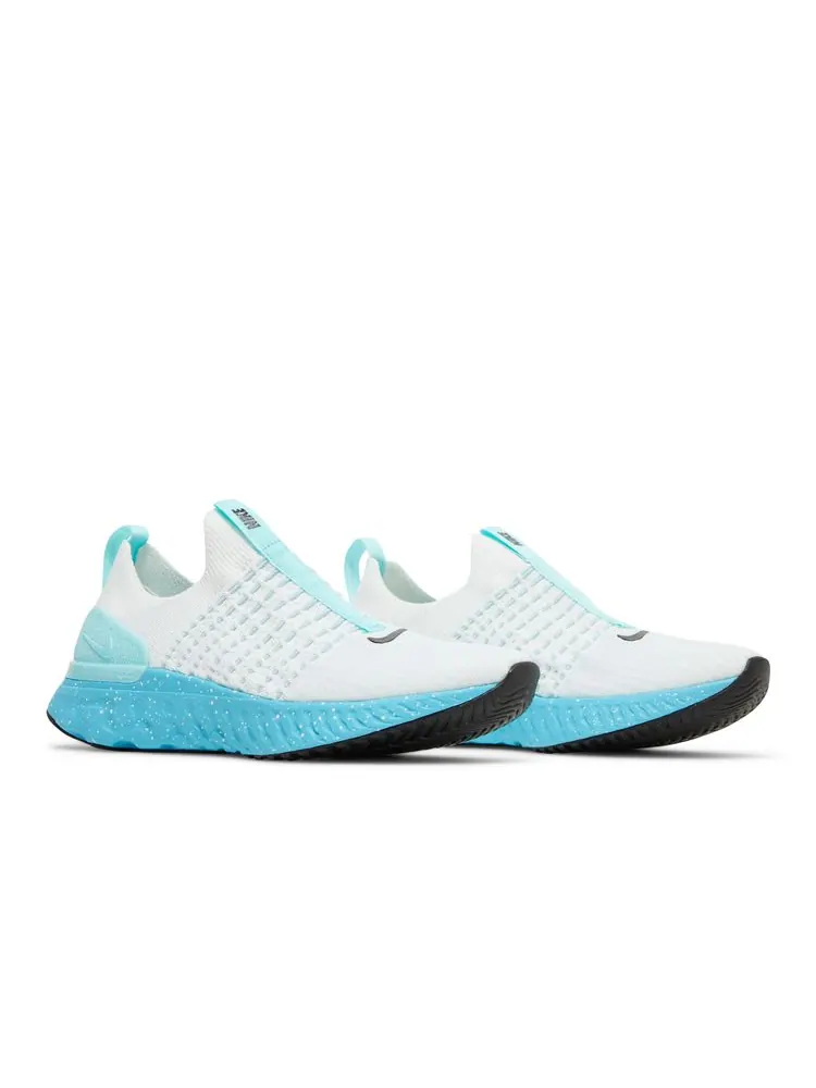 Кроссовки React Phantom Run Flyknit 2 'White Glacier Blue' — изображение 8 из 8, белый синий