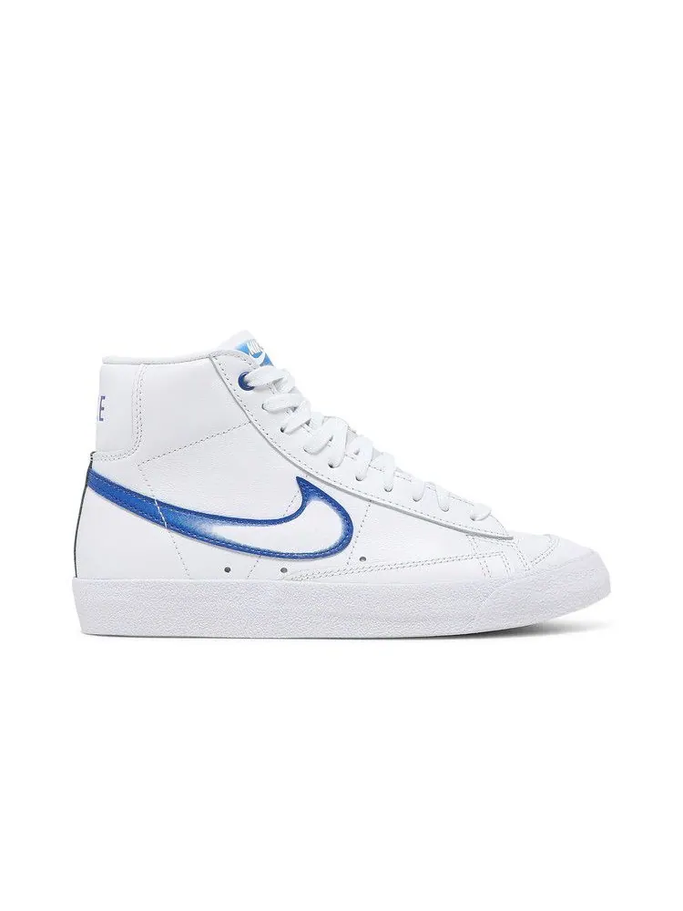Кроссовки Nike Wmns Blazer Mid, 77, Airbrush - Royal Gradient — изображение 1 из 8, белый