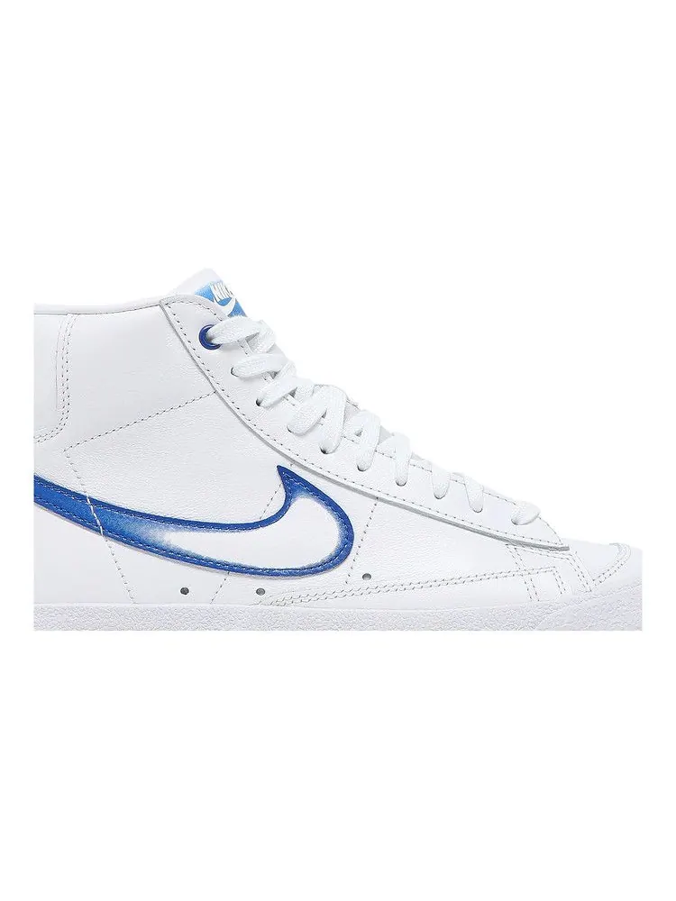 Кроссовки Nike Wmns Blazer Mid, 77, Airbrush - Royal Gradient — изображение 2 из 8, белый