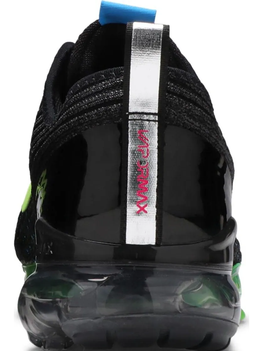 Кроссовки Nike Air VaporMax Flyknit 3 GS 'Black Ghost Green' — изображение 7 из 8, черный