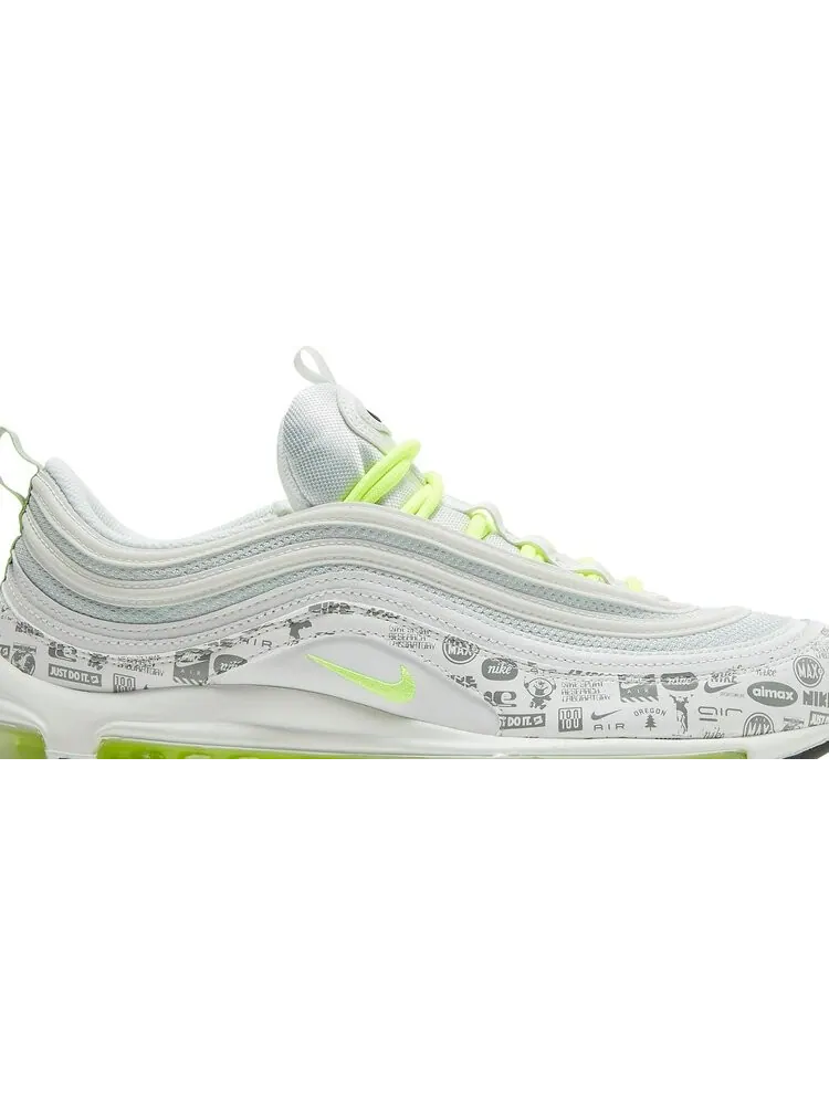 Кроссовки Nike Air Max 97 'Reflective Logo' — изображение 2 из 8, белый