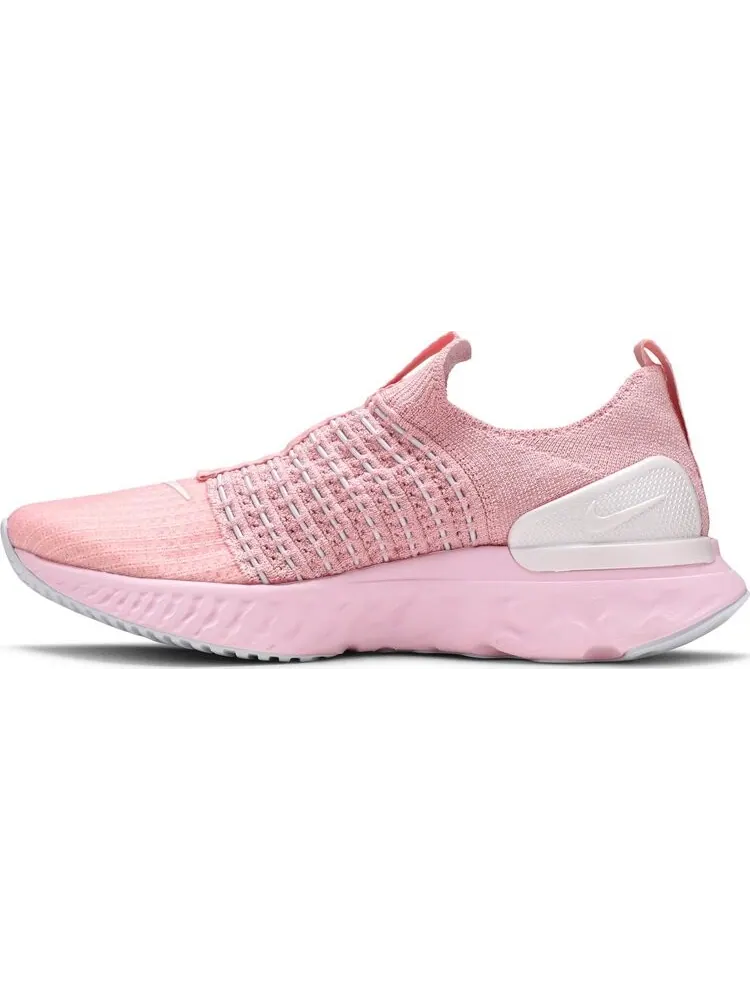 Кроссовки Nike Wmns React Phantom Run Flyknit 2 'Pink Glaze' — изображение 3 из 8, розовый
