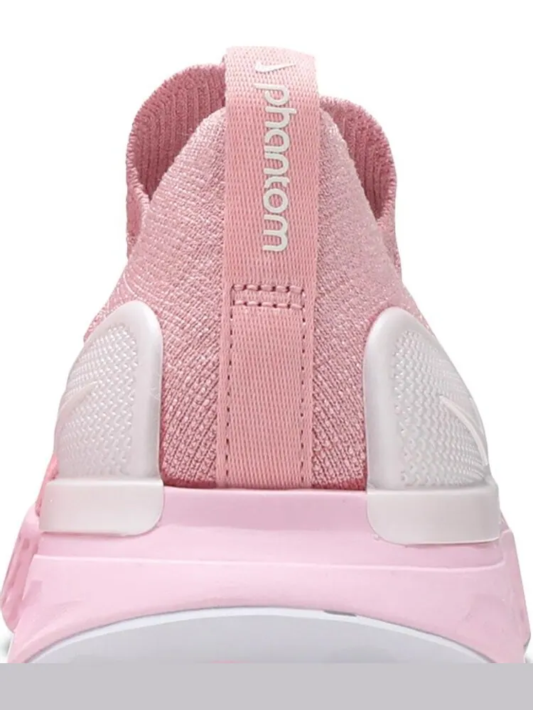Кроссовки Nike Wmns React Phantom Run Flyknit 2 'Pink Glaze' — изображение 7 из 8, розовый