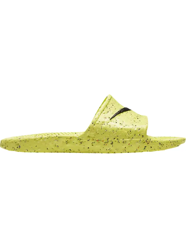 Сандалии Nike Kawa Slide SE 'Cater - Light Lemon Twist' — изображение 1 из 1, зеленый