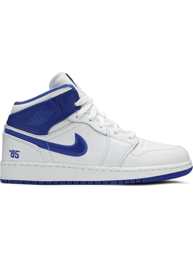 Кроссовки Air Jordan 1 Mid GS 85 — изображение 1 из 8, белый