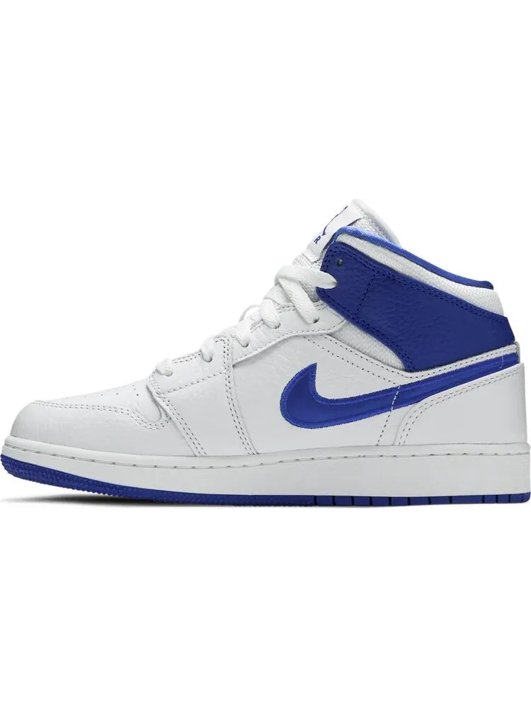 Кроссовки Air Jordan 1 Mid GS 85 — изображение 3 из 8, белый