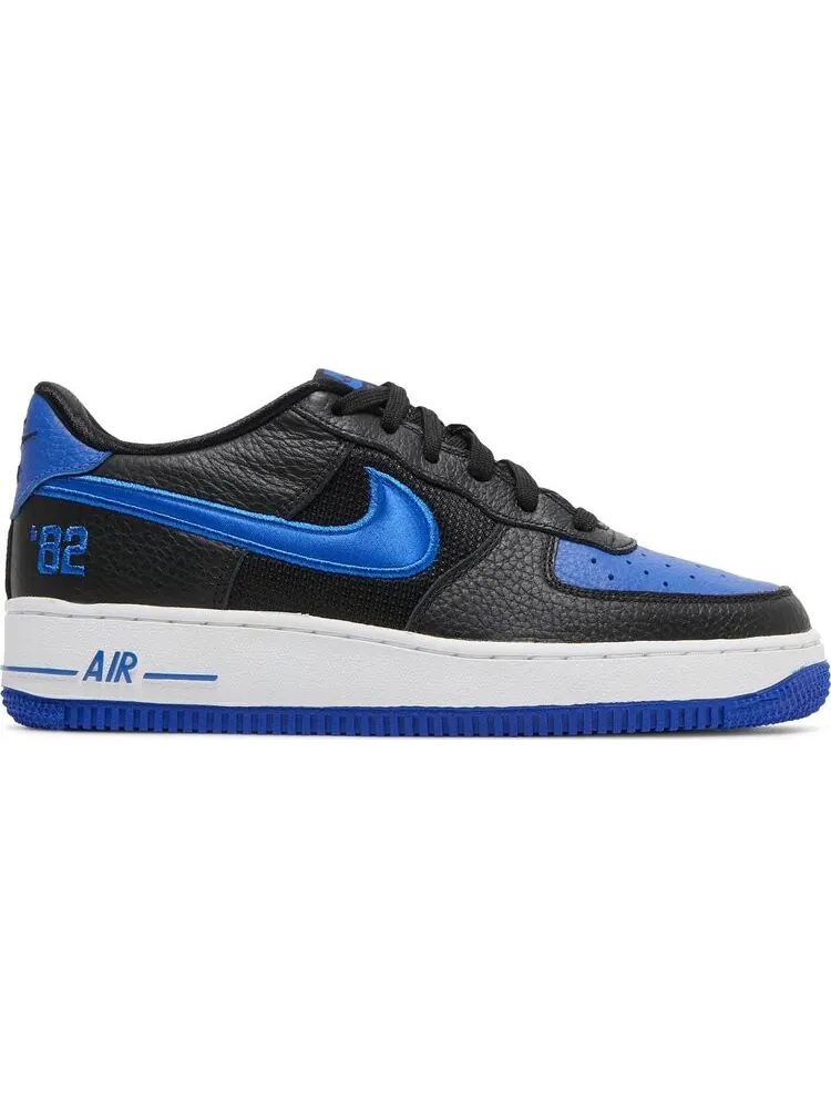 Кроссовки Nike Air Force 1 LV8 GS 'Black Chile Racer Blue' — изображение 1 из 9, черный