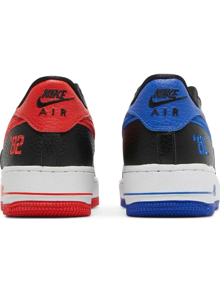 Кроссовки Nike Air Force 1 LV8 GS 'Black Chile Racer Blue' — изображение 6 из 9, черный