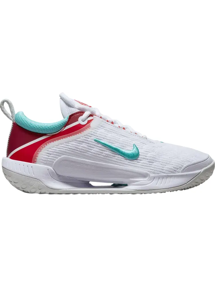 Кроссовки Nike Wmns NikeCourt Zoom NXT 'White Habanero Red Teal' — изображение 1 из 1, белый