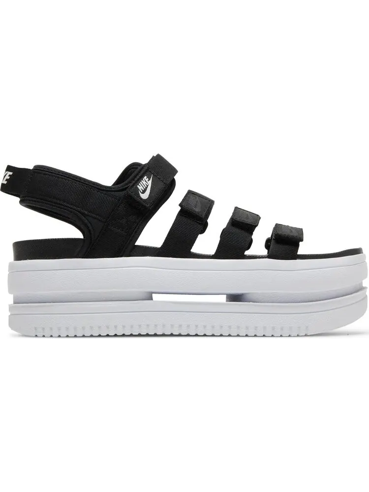 Сандалии Nike Wmns Icon Classic 'Black White' — изображение 1 из 8, черный