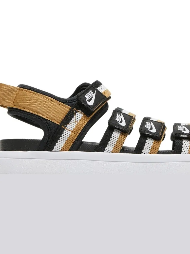 Сандалии Nike Wmns Icon Classic Sandal 'Black Metallic Gold' — изображение 2 из 8, черный