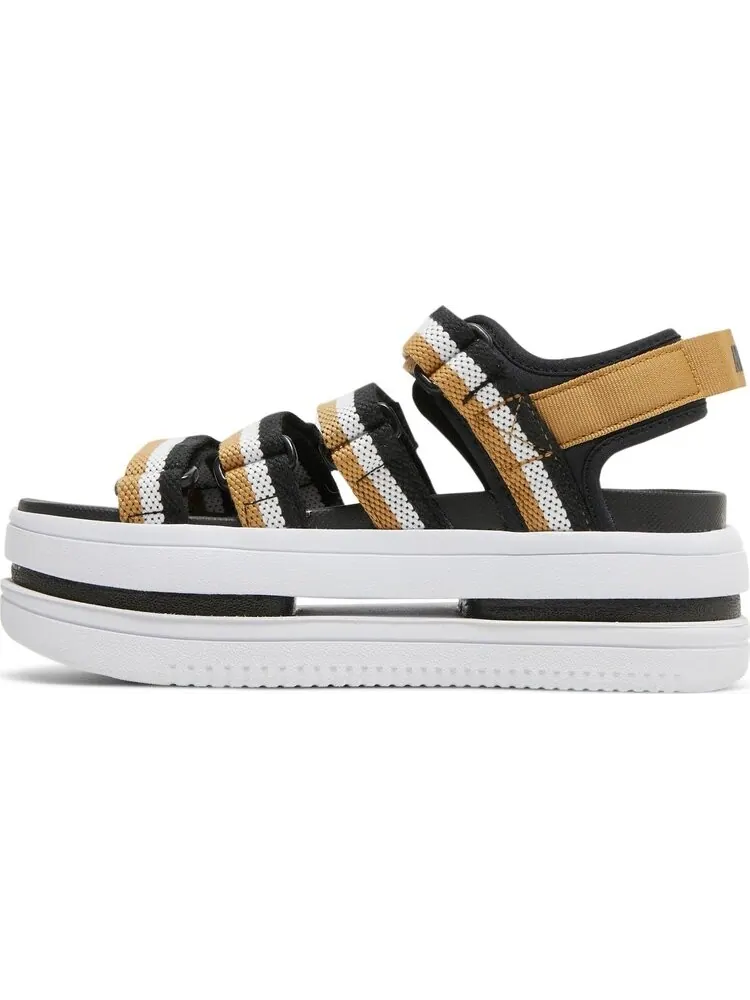 Сандалии Nike Wmns Icon Classic Sandal 'Black Metallic Gold' — изображение 3 из 8, черный
