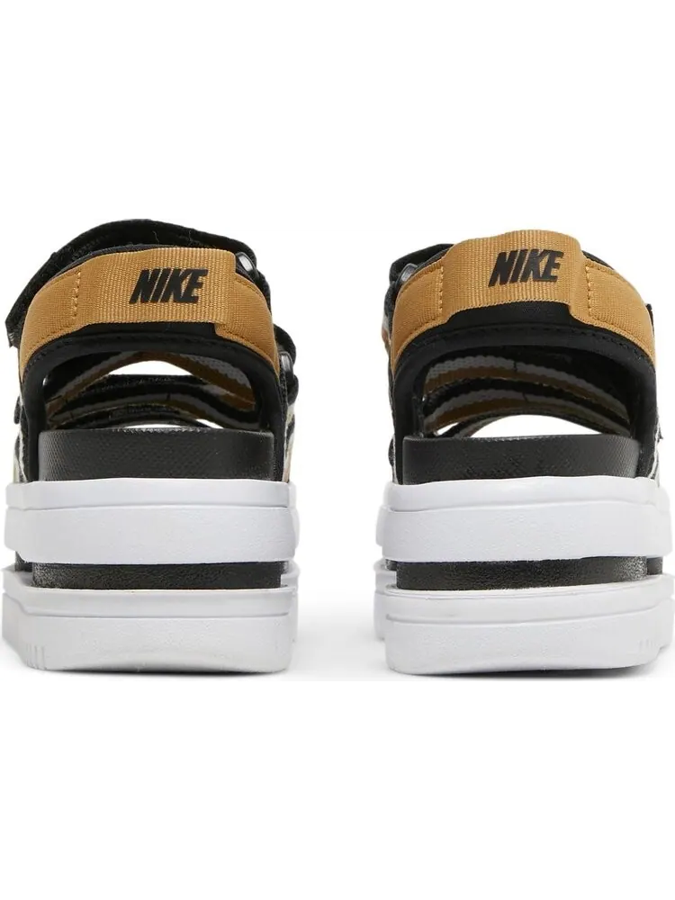 Сандалии Nike Wmns Icon Classic Sandal 'Black Metallic Gold' — изображение 6 из 8, черный