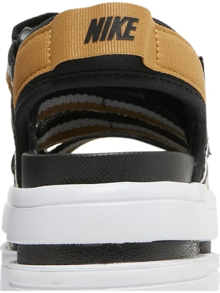 Сандалии Nike Wmns Icon Classic Sandal 'Black Metallic Gold' — изображение 7 из 8, черный