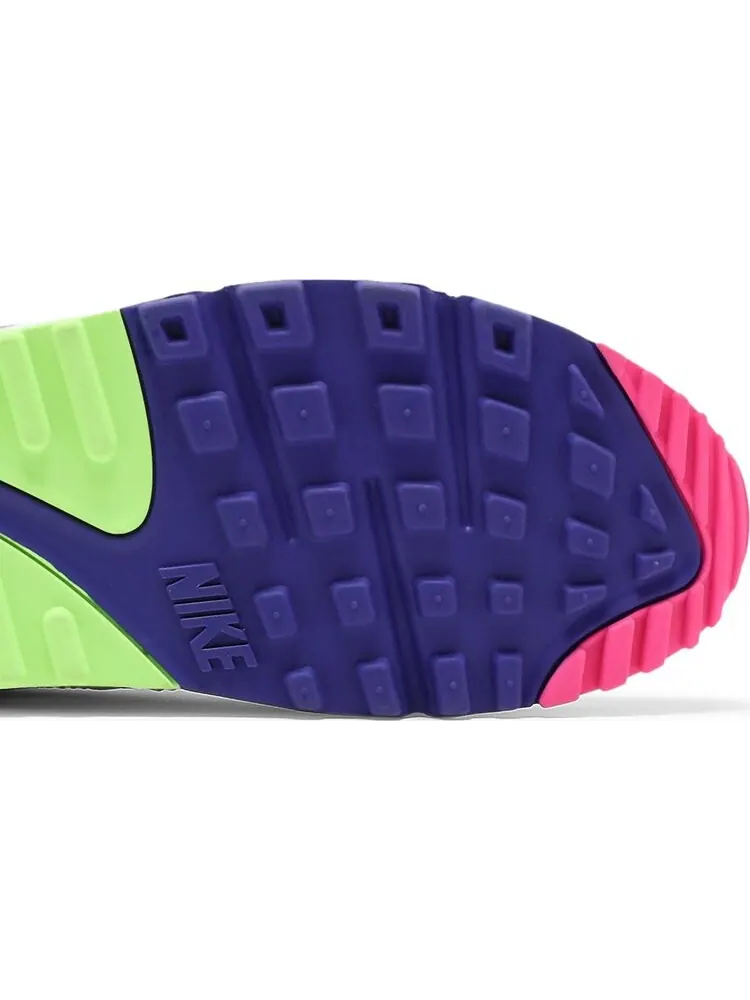 Кроссовки Nike Wmns Air Max 90 'White Indigo Burst Volt' — изображение 5 из 8, белый