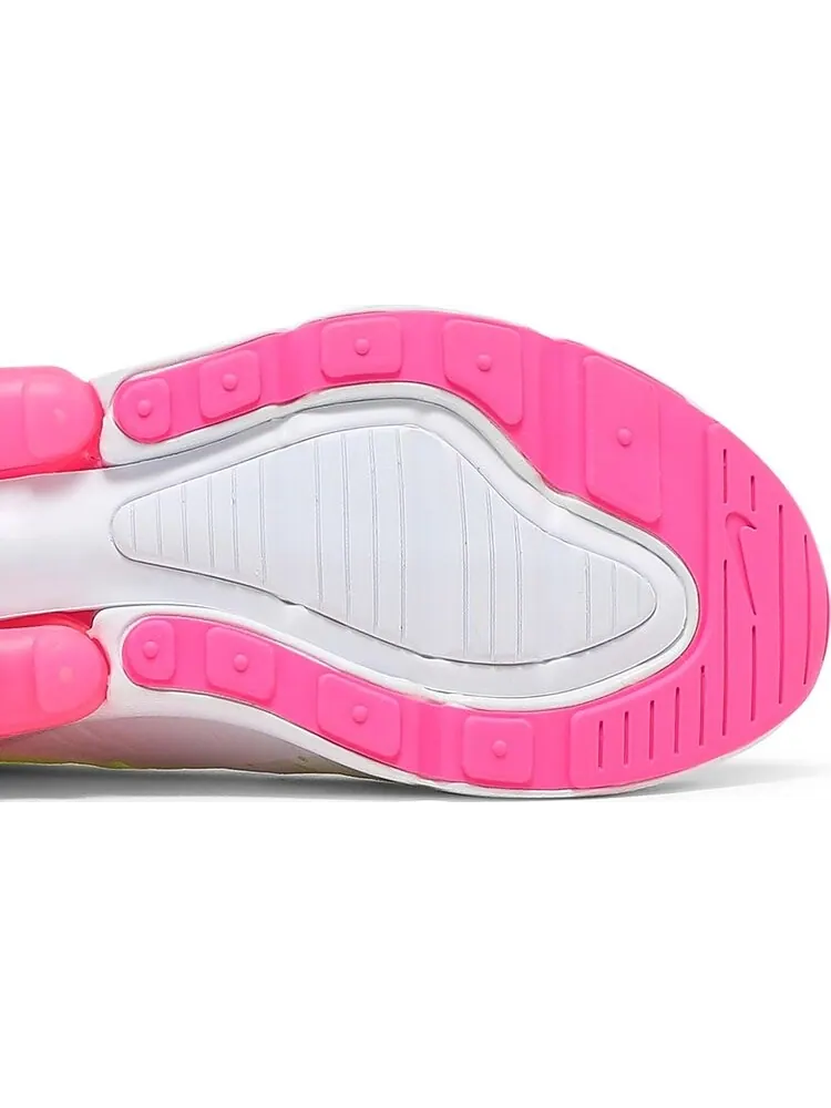 Кроссовки Nike Wmns Air Max 270 'White Pink Blast Volt' — изображение 5 из 8, белый