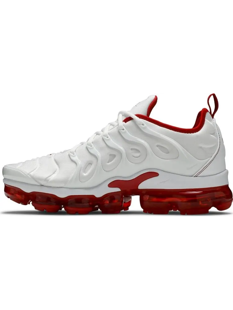 Кроссовки Nike Air VaporMax Plus 'White University Red' — изображение 3 из 8, белый