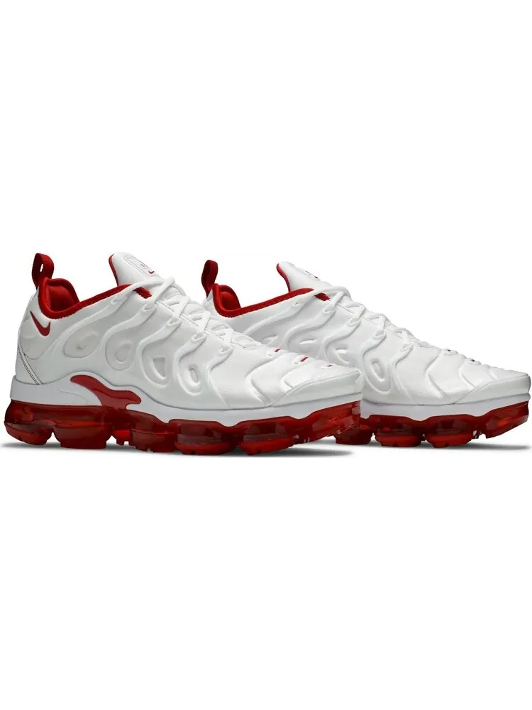 Кроссовки Nike Air VaporMax Plus 'White University Red' — изображение 8 из 8, белый