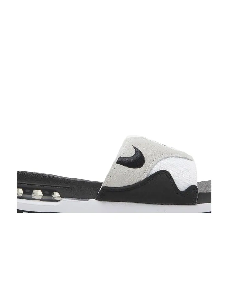 Шлепанцы Air Max 1 Slide 'White Black' — изображение 2 из 8, белый черный