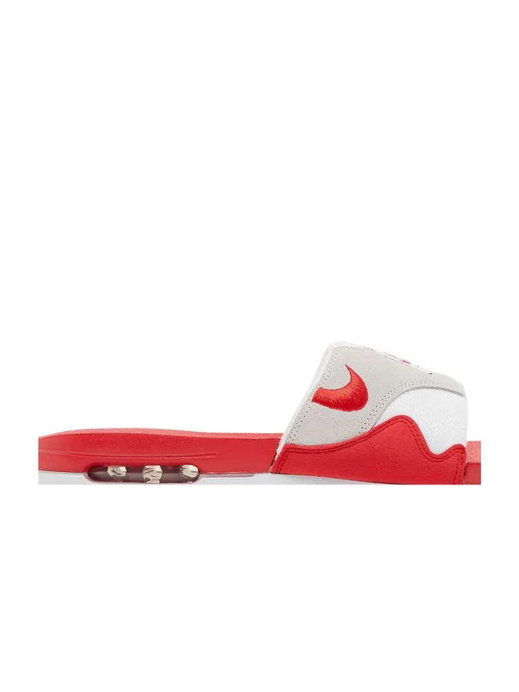 Шлепанцы Air Max 1 Slide 'Sport Red' — изображение 2 из 8, красный