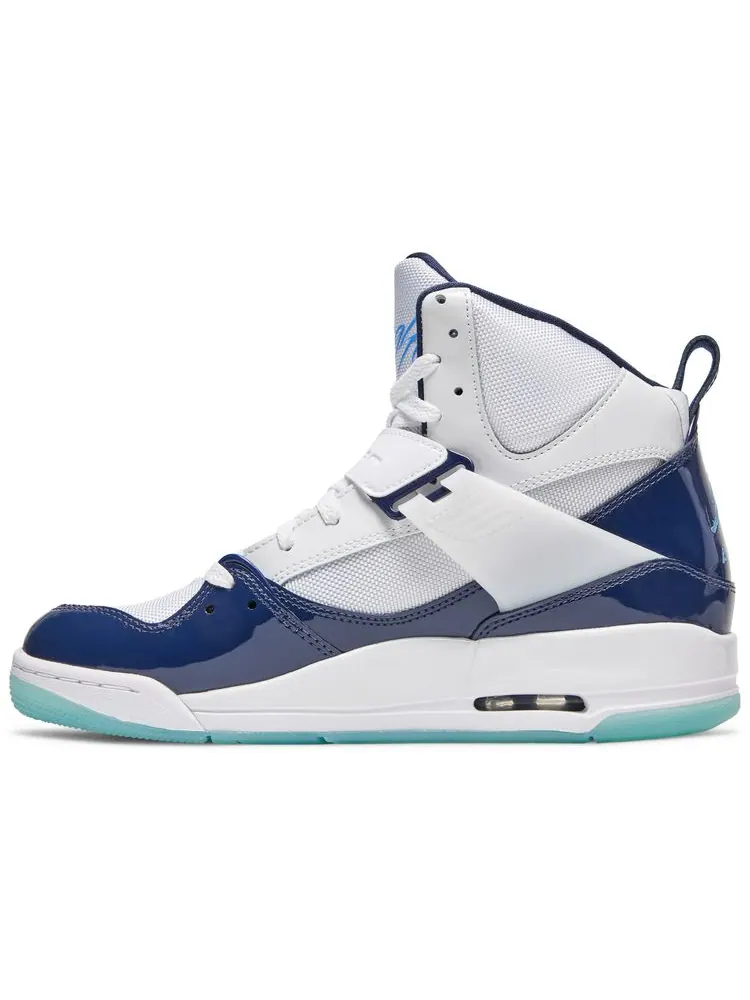Кроссовки Air Jordan Jordan Flight 45 High 'Midnight Navy' — изображение 3 из 8, белый