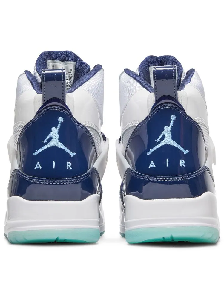 Кроссовки Air Jordan Jordan Flight 45 High 'Midnight Navy' — изображение 6 из 8, белый