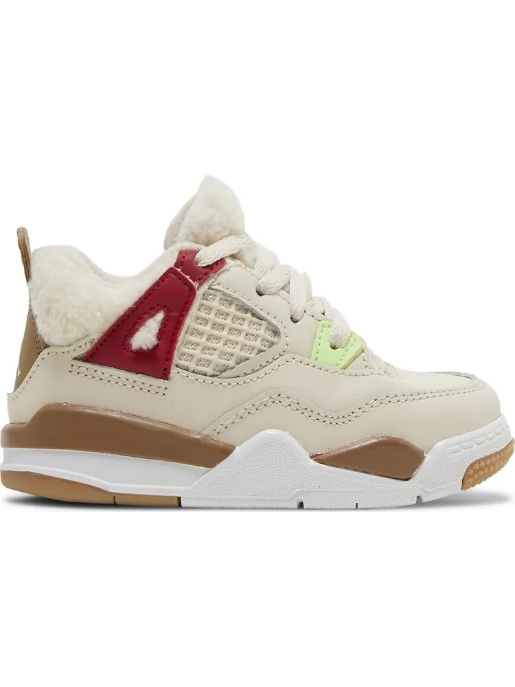 Кроссовки Air Jordan 4 Retro TD Wild Things — изображение 1 из 8, бежевый
