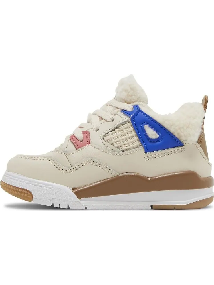 Кроссовки Air Jordan 4 Retro TD Wild Things — изображение 3 из 8, бежевый