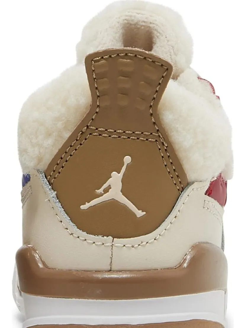 Кроссовки Air Jordan 4 Retro TD Wild Things — изображение 7 из 8, бежевый
