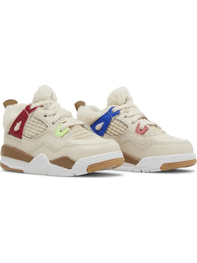 Кроссовки Air Jordan 4 Retro TD Wild Things — изображение 8 из 8, бежевый