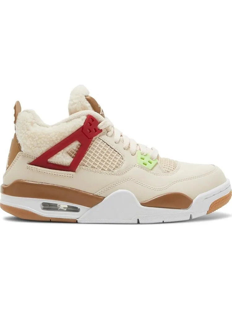 Кроссовки Air Jordan 4 Retro GS Wild Things — изображение 1 из 8, бежевый